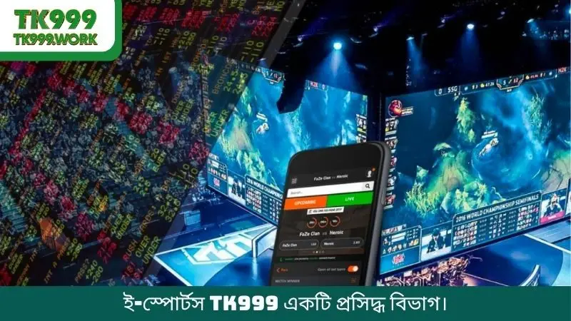 ই-স্পোর্টস TK999 একটি প্রসিদ্ধ বিভাগ।