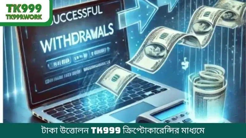 টাকা উত্তোলন TK999 ক্রিপ্টোকারেন্সির মাধ্যমে