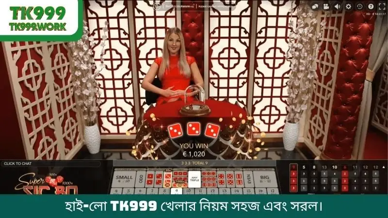 হাই-লো TK999 খেলার নিয়ম সহজ এবং সরল।